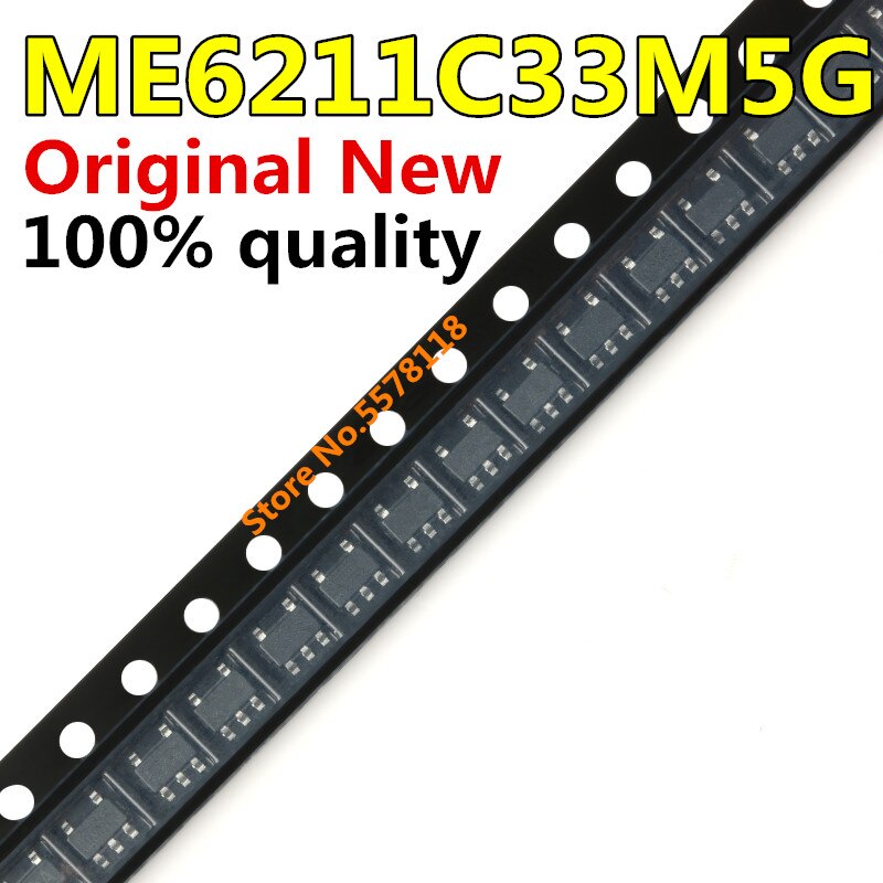 20pcs Ic Me6211C33M5G Me6211C33 Sot23-5