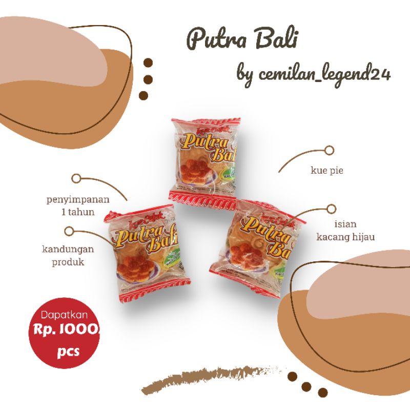 

Putra Bali / Kue Putra Bali / Cemilan / Snack / Biskuit / Makanan Ringan / Jajanan jadul COD