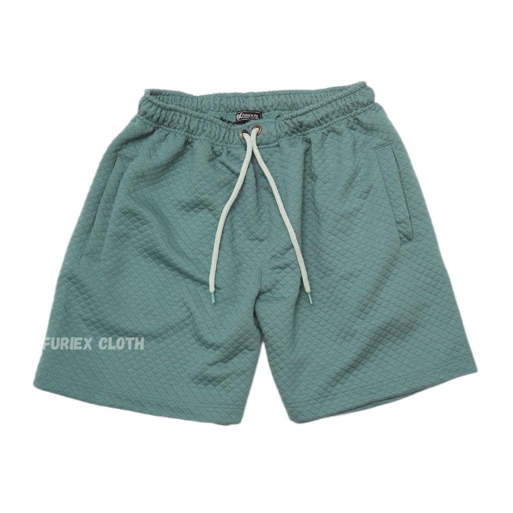 FURIEX-Celana pendek pria Celana pendek boardshort boardshort  pria celana pendek diamond knitt