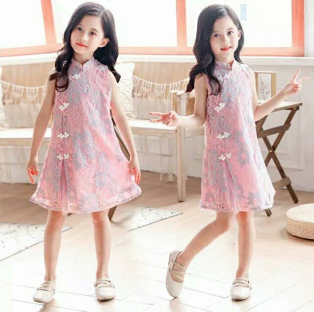 Dress cheongsam imlek