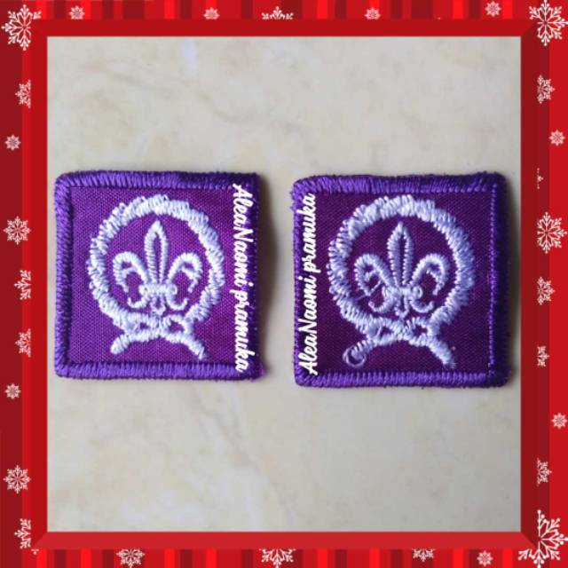 BARU LOGO Pandu dunia putra bordir bedge Pramuka wosm Terbaru logo Pramuka pandu dunia putra bordir tanda pelantikan pramuka putra