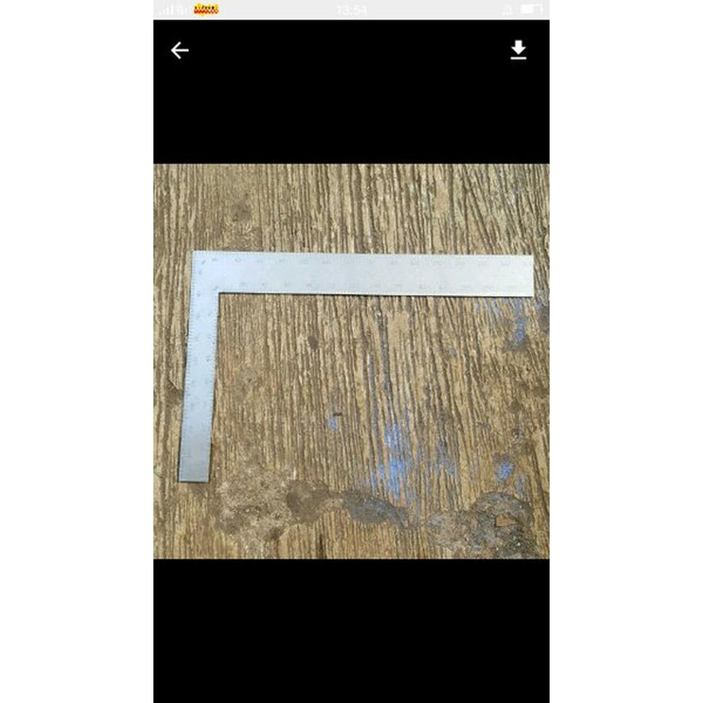 

Penggaris siku stainless steel tebal 40 x60