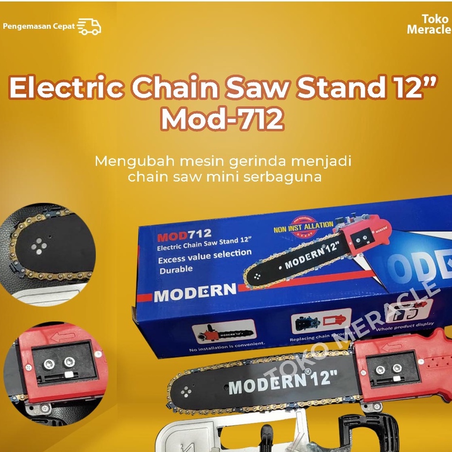 MODERN Elektrik Chainsaw stand 12" seri 712 / Chainsaw Mini /Chain Saw Stand Modern