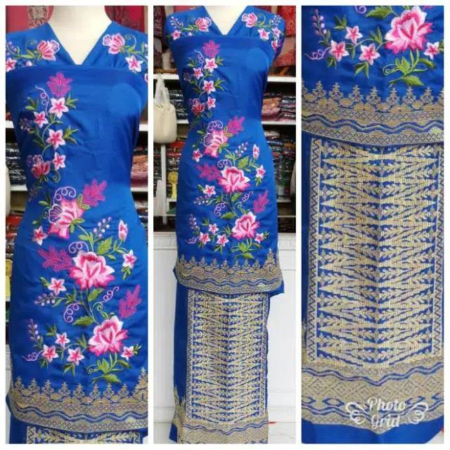 Bahan/Bakal Baju Kurung Songket Rapat