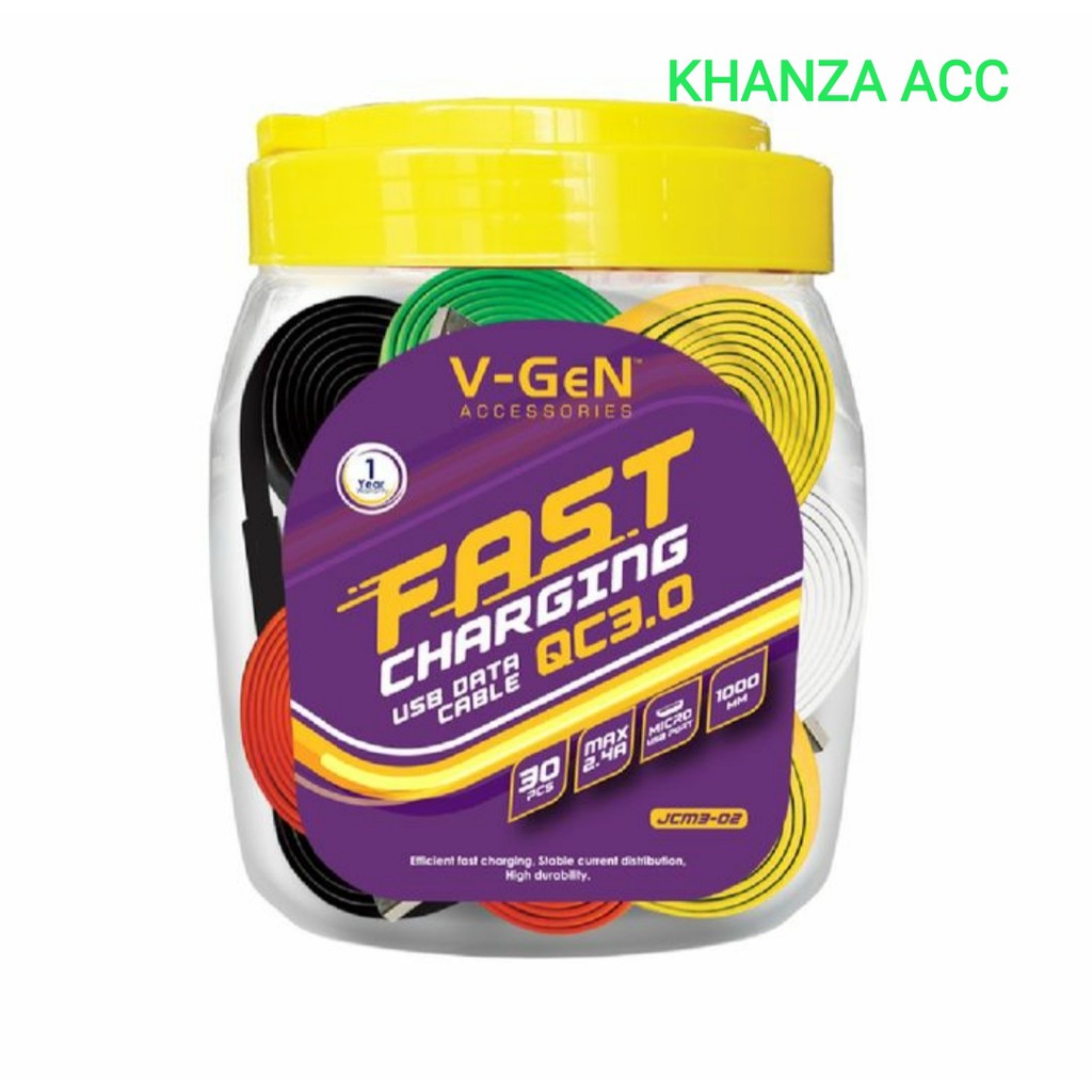 KHANZAACC KABEL DATA VGEN FAST CHARGING ( ECER PIPIH )