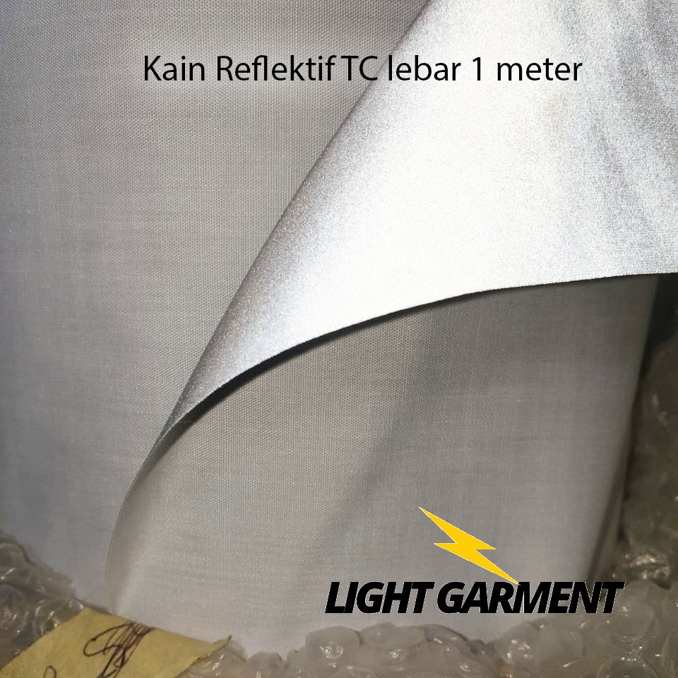 Kain TC Scotlight / Skotlet / Scotlite lebar 1 M harga per meter Reflektor / Scotchlite Reflektif Pemantul Cahaya