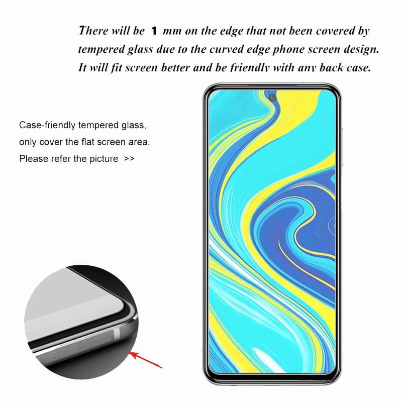 PROMO Tempered Glass Kaca Bening XIAOMI REDMI Note 9 Pro Full Layar Screen Guard Antigores Kaca