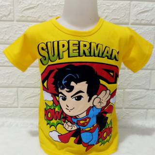  kaos  anak  cowok  superman 2 9tahun Shopee  Indonesia