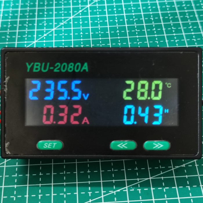 Watt Energy Meter MULTI FUNCTION METER DIGITAL 8 in 1 YBU-8020A