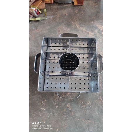 dandang bakso kotak sekat 6 ukuran 30×30 tinggi 25