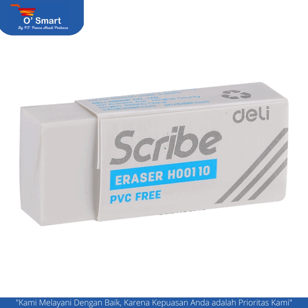 

DELI Penghapus Pensil Scribe Putih - EH00110