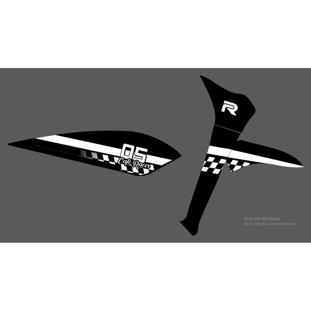 STRIPING GENIO CAFE RACER