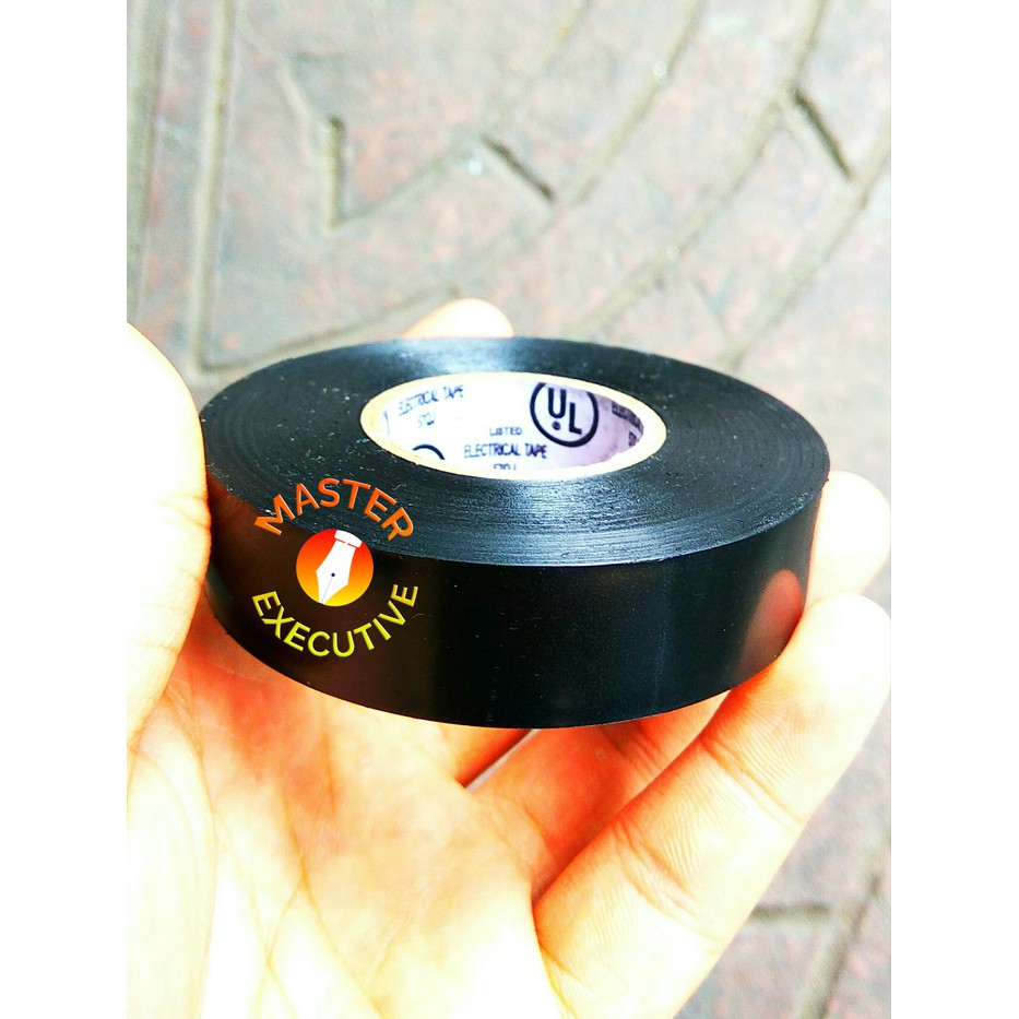 [Roll] Nachi PVC Electrical Insulating Tape / Solasi Kabel Listrik Hitam 3/4 Inch x 20 meter