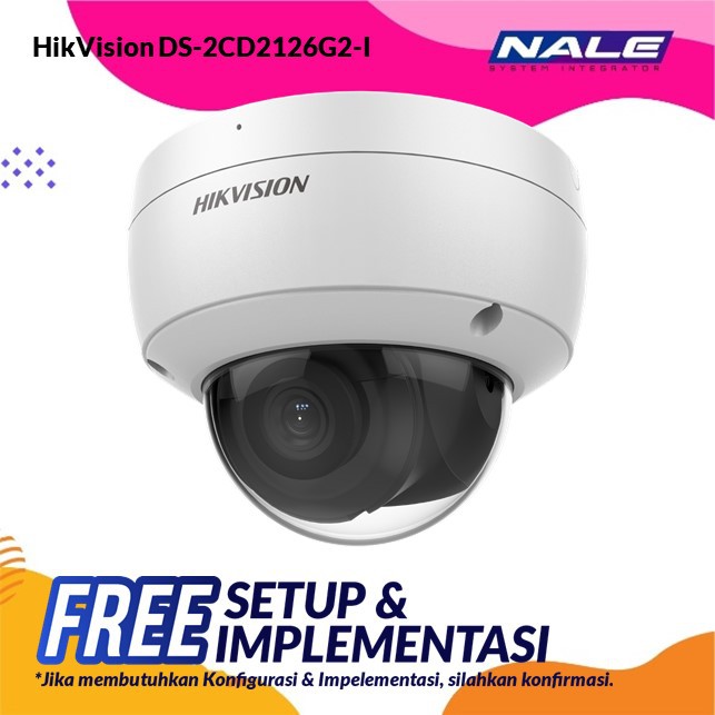 Jual HikVision 2 MP AcuSense Fixed Dome Network Camera (DS-2CD2126G2-I ...