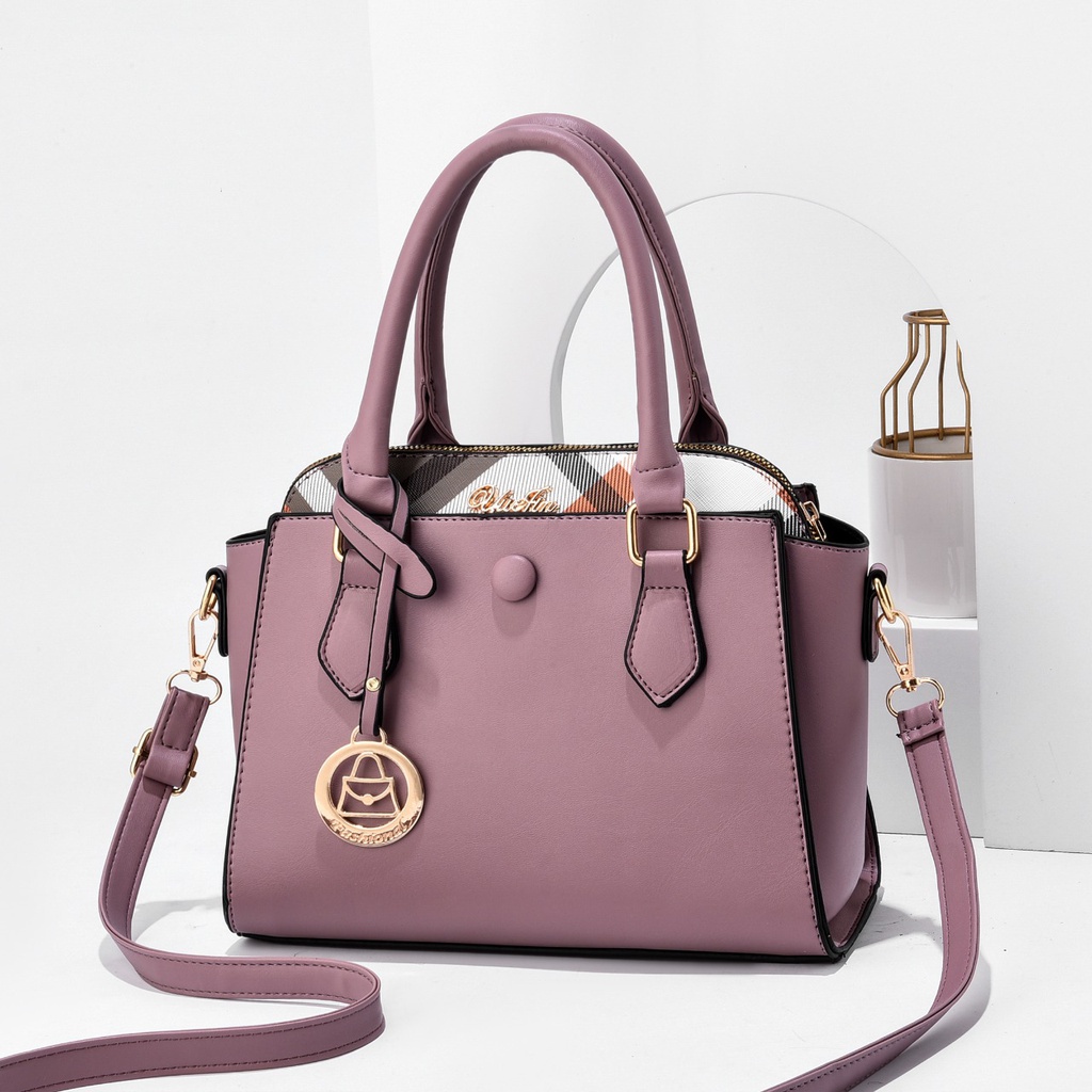 EL 5373 CR 7698 RISCE TAS 2IN1 HAND BAG IMPORT WANITA CEWEK PEREMPUAN JAKARTA BATAM