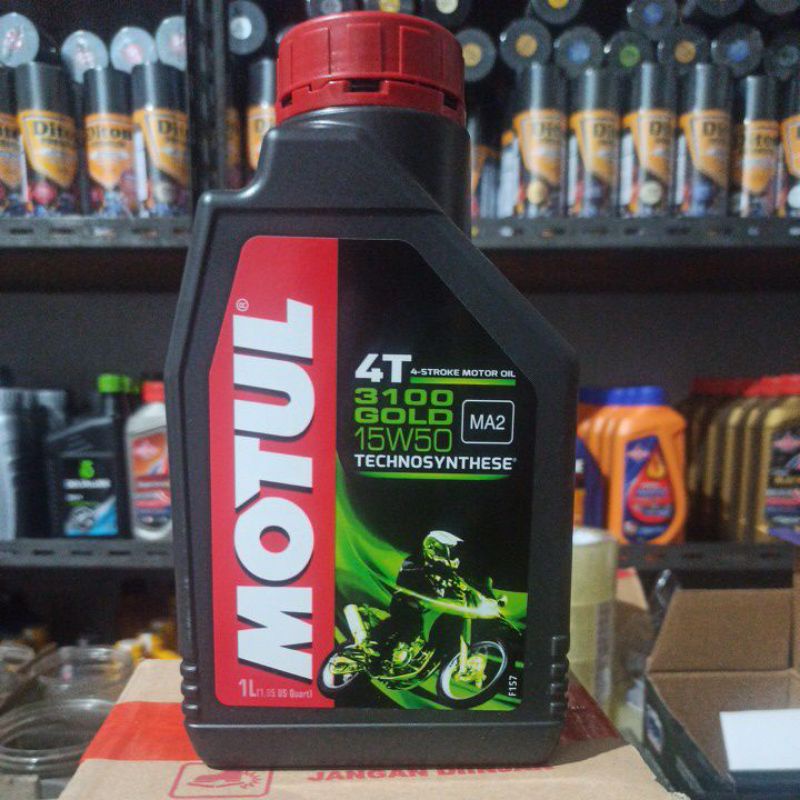 OLI MOTUL 4T 3100 GOLD 1L 15W-50 TECHNOSYNTHESE API SM JASO MA2