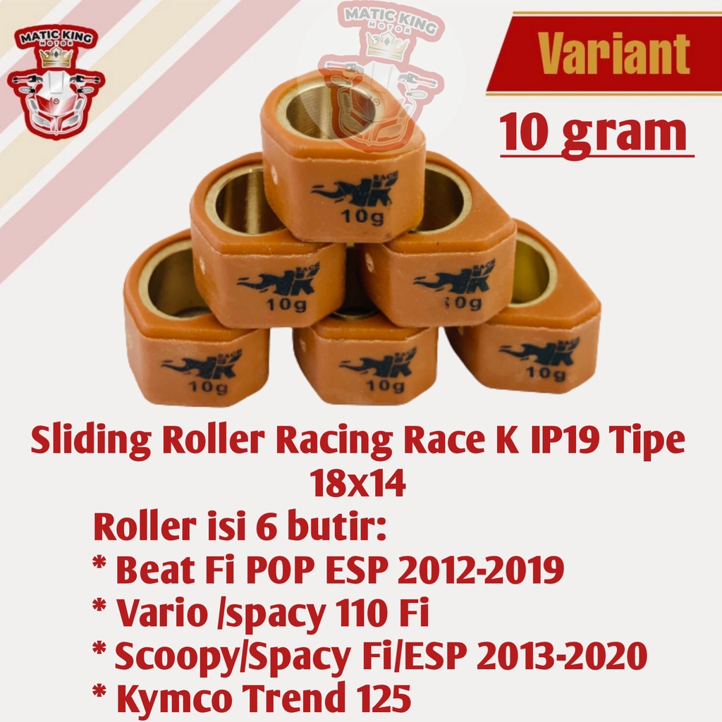 Sliding Roller Racing Beat Vario Scoopy Spacy Fi ESP POP 110 Race K  IP19 1814