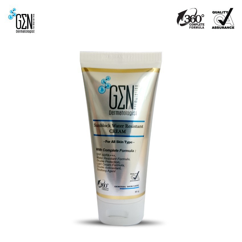 GEN Sunblock Water Resistent Cream