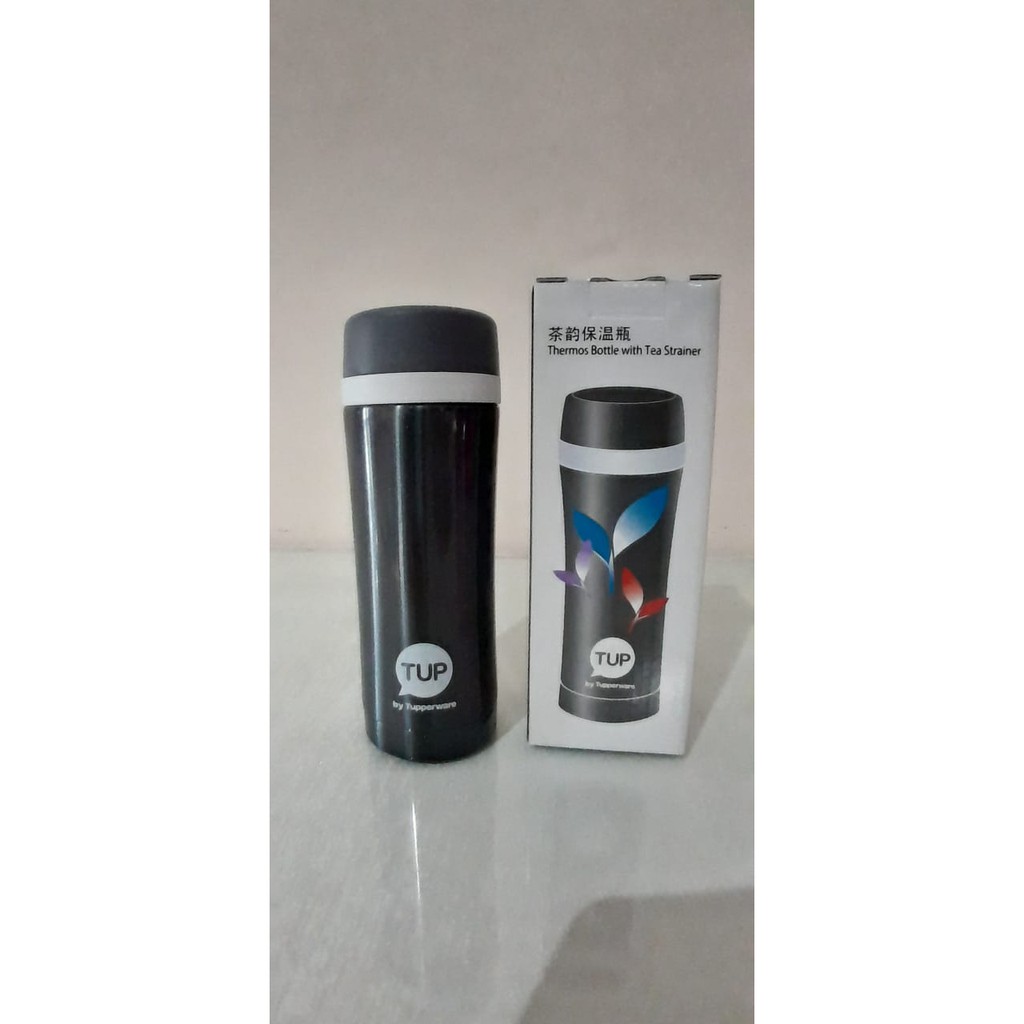 thermos bottle with tea strainer tupperware