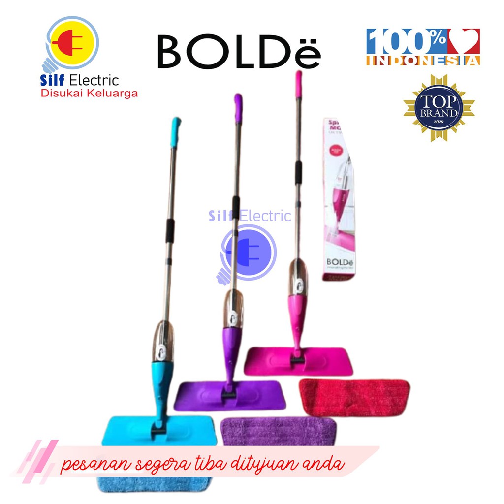 BOLDe SPRAY MOP ULTIMA 1 KAIN MICROFIBER - Alat Spray Lantai Cara Kering - MURAH