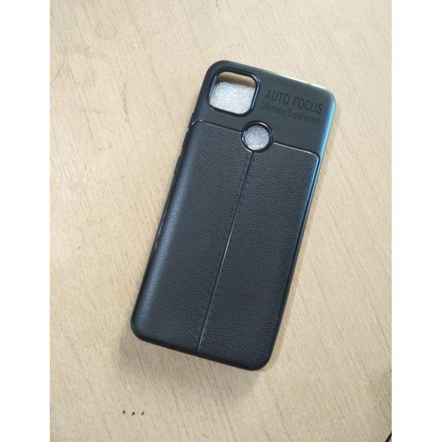 AUTO FOCUS REDMI 9C CASE LEATHER AUTO FOCUS
