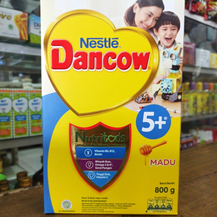 

Susu Bubuk Lanjutan Dancow Nutritods 5+ Madu 800gr