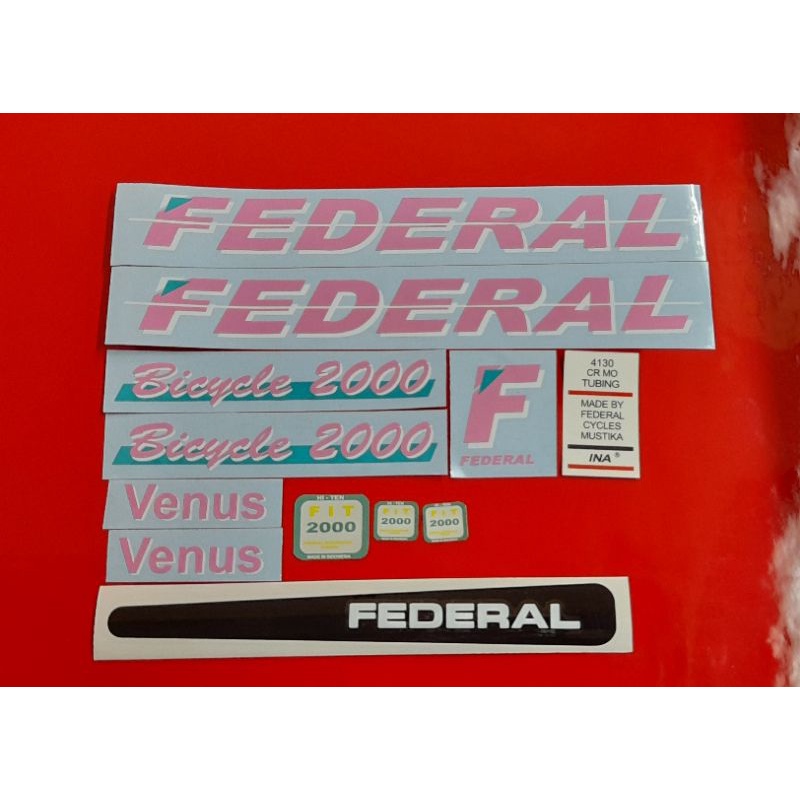 Stiker Sepeda Federal venus