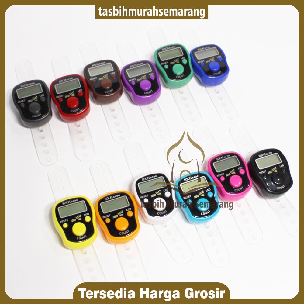 Tasbih Digital LED Mini ALARM kelipatan 100