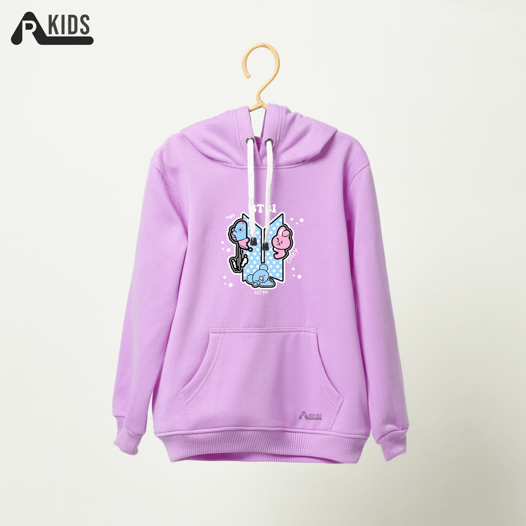 Hoodie Anak Perempuan / Laki-laki Motif ArhighresKids Bahan Fleece Tebal Kualitas Premium