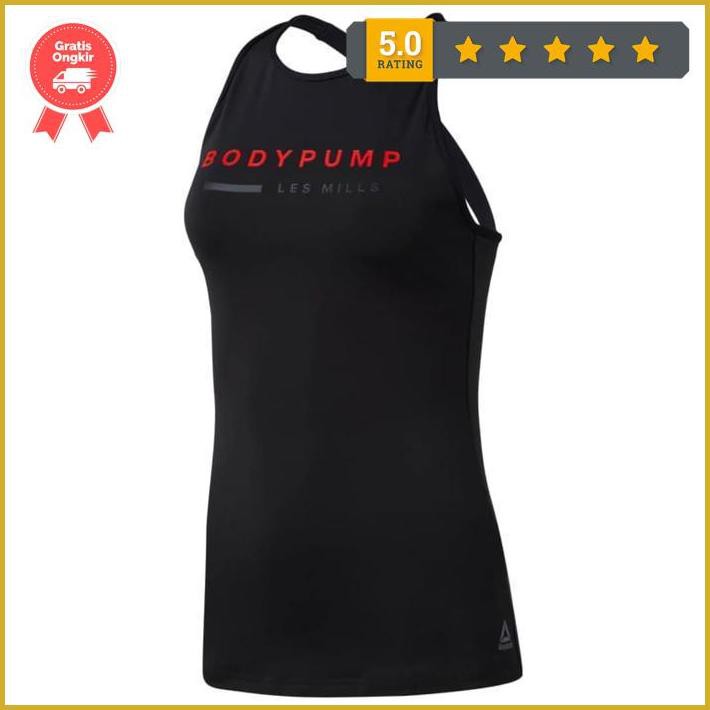 Reebok Lesmills Body Pump Tank Top Woman Baju Wanita Bp Lm - Pre Order - Ready Stock, L Free Ongkir