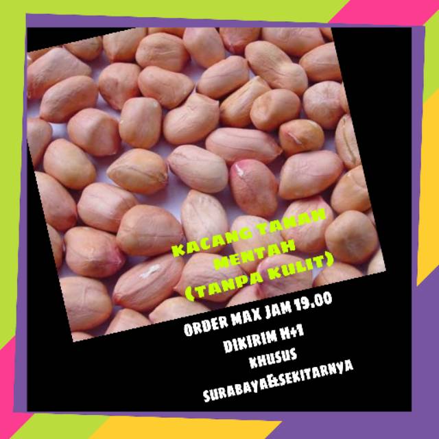 

Kacang tanah mentah || sayur online murah surabaya