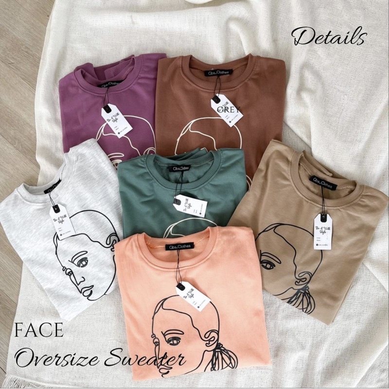 FACE OVERSIZE SWEATER