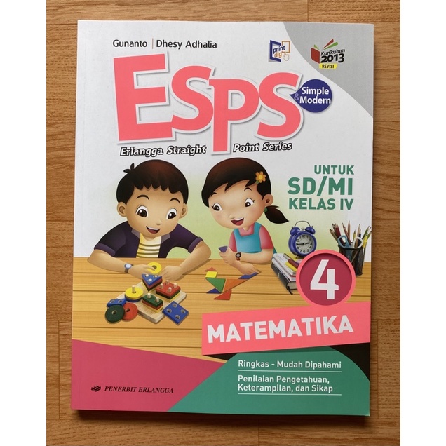 BUKU ESPS Matematika kelas 4 Erlangga