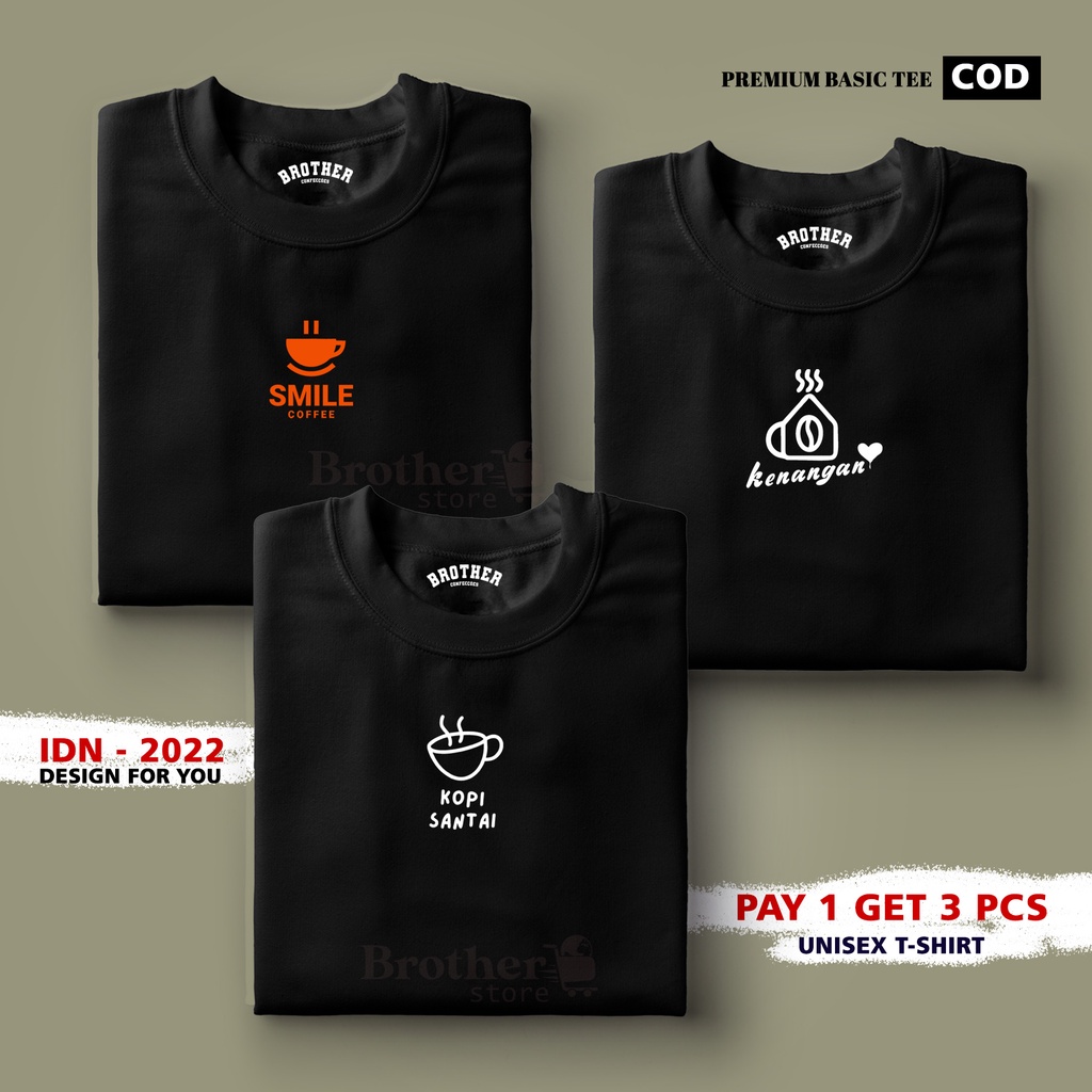 BUY 1 OR 3 PCS ( PROMO COD ) BROTHER STORE / Kaos Distro100% Catoon Combed 30s / ArticelCKKS3