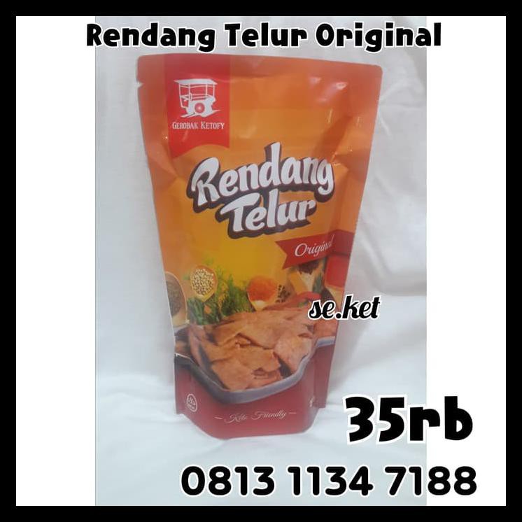

Keripik Rendang Telur By Gerobak_Ketofy Hanya Dengan Gosend Bermutu