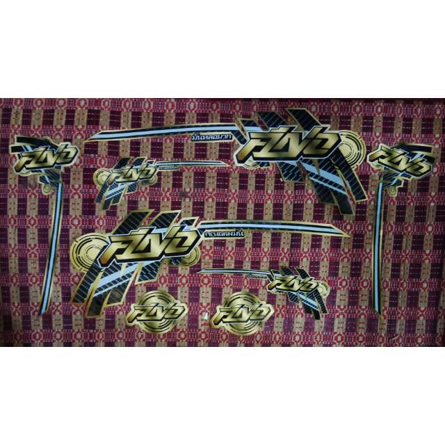 Striping fino karbu zigzag radar karbon gold