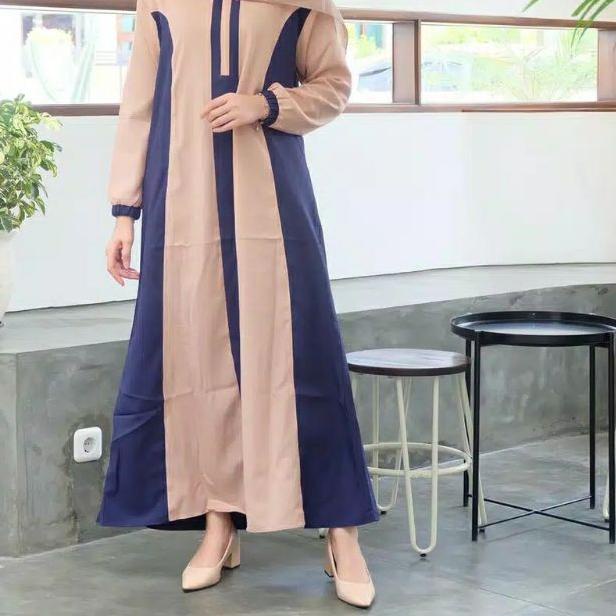 ☋ Gamis Wanita Remaja Pesta Mewah Kekinian Premium Syari Wanita Terbaru 2021 Polos ❂