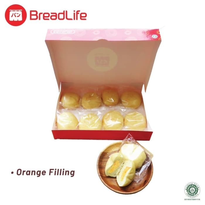 

Donut Orange Box isi 8 pcs