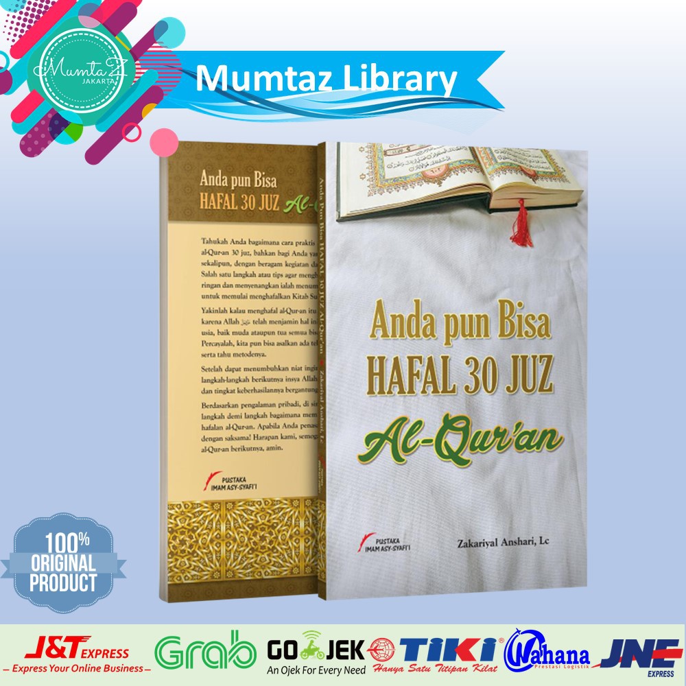 Buku Anda pun Bisa Hafal 30 Juz Al Quran Cara Cepat Menghafal 30 Juz