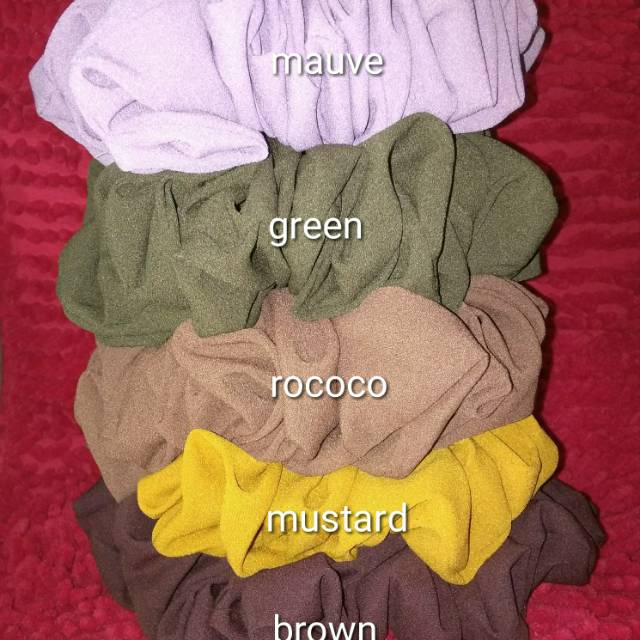 Schruncie SUPER JUMBO/Cepol hijab SUPER JUMBO/Ikat rambut/KUNCIR RAMBUT-2