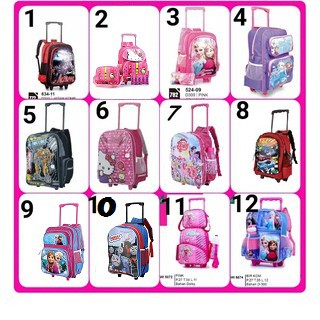 Tas Sekolah Anak tas Trolii Trolley ransel trolli koper Tas Sekolah Anak tas Trolii Trolley ransel trolli koper