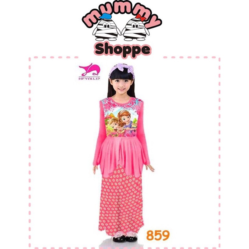 Baju Muslim Anak Perempuan Setelan Muslim J2 GAMIS SMALL 859