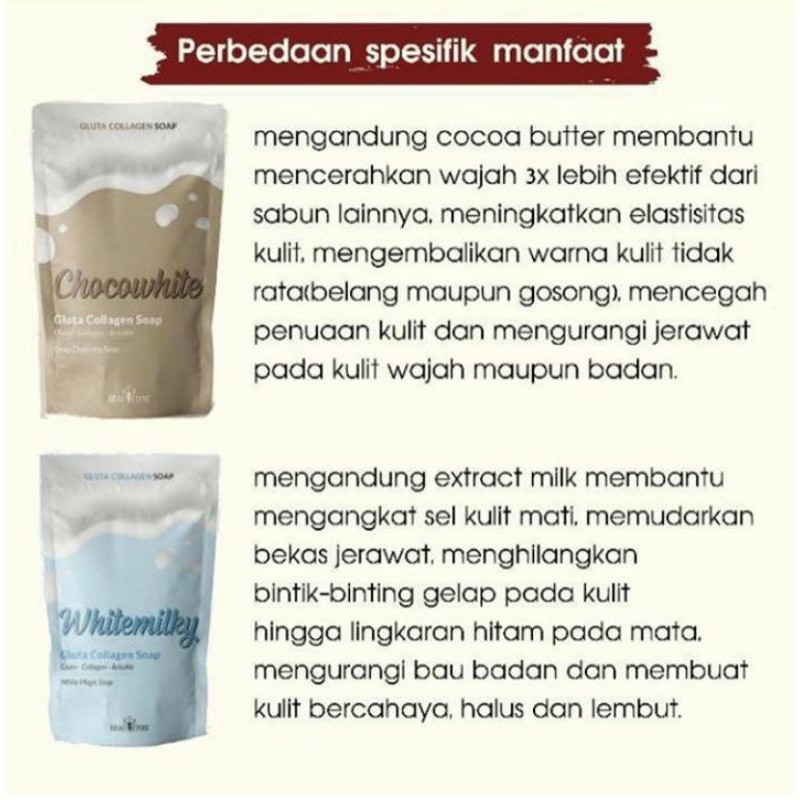 Bpom Magic Soap Beautetox Gluta Collagen Soap Sabun Ajaib Pencerah Kulit Chocowhite Whitemilky Indonesia