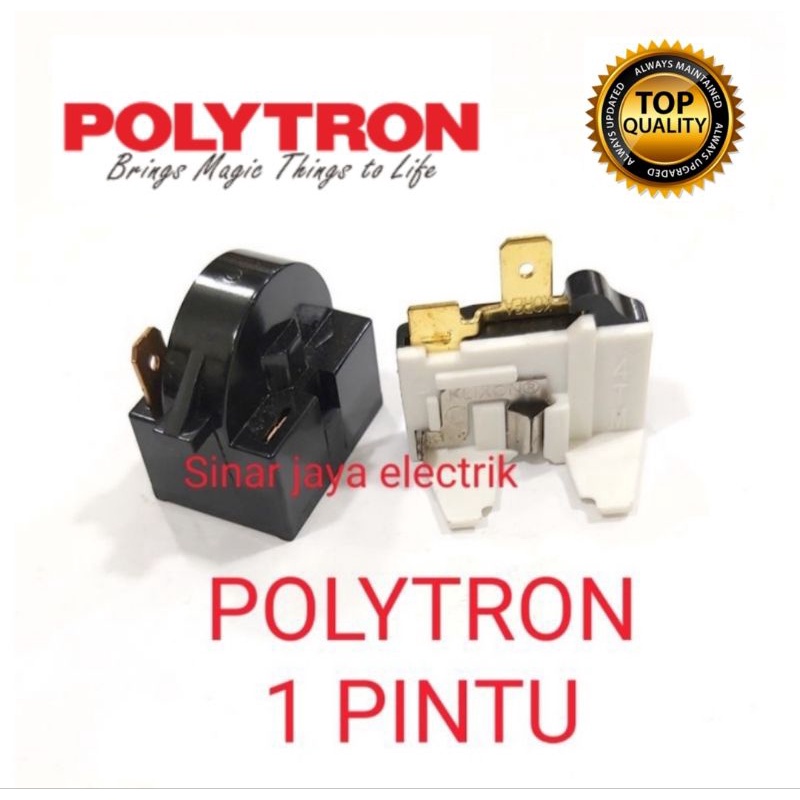 RELAY PTC OVERLOUD KULKAS POLYTRON 1 PINTU