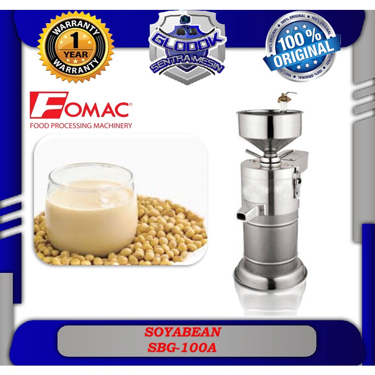 

Mesin Giling Kacang Kedelai Susu Kacang Soyabean SBG-100A FOMAC