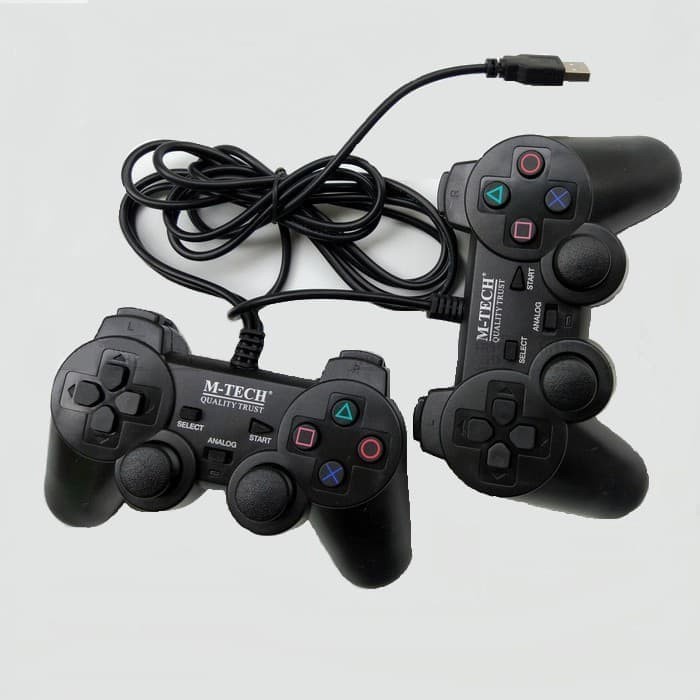 Joystick Gamepad Dual Controller USB PC Joystick-Gamepad Double