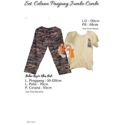 SETCEL JUMBO REMPEL XXL/SETELAN CELANA PANJANG XXL/SET BABBYDOLL XXL/PIYAMA XXL/BAJU TIDUR-1