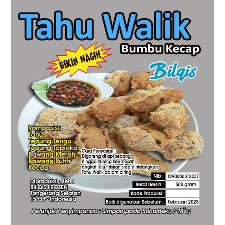 Tahu Walik/Tahu/Tahu Frozen