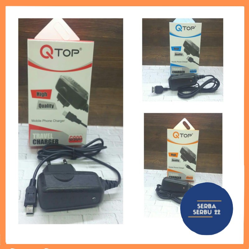 Charger QTOP Micro Usb G900 High Quality / Travel Charger Qtop [SS]