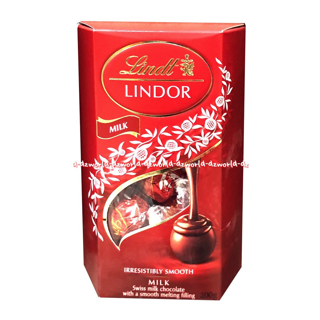 Lindt Lindor Assorted Milk Extra Dark Chocolate 200gram Cokelat Lint Matcha